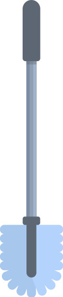 马桶刷产品图标卡通清洁图片下载