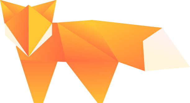 折纸狐狸图标卡通动物纸图片下载