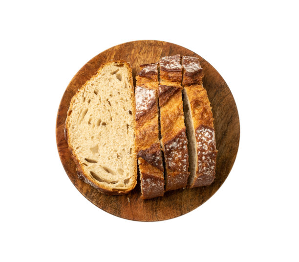 分离自制切片面包图片下载