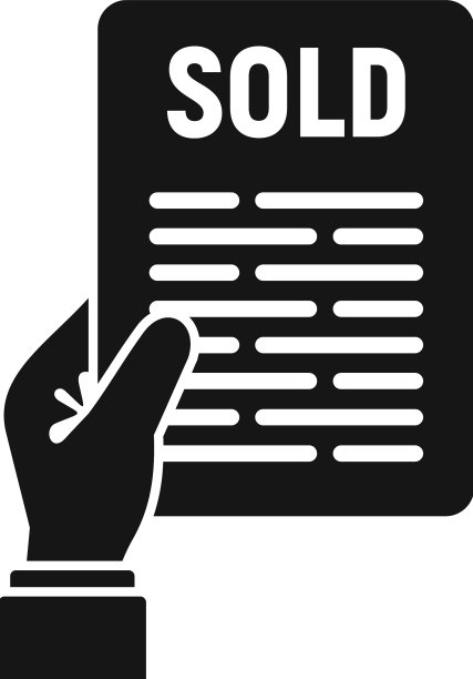 代理出售合同图标简单服务图片下载