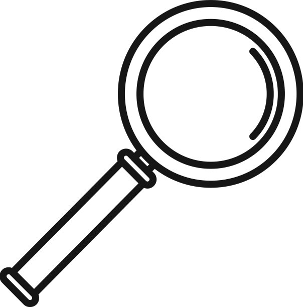搜索放大镜图标轮廓秘密图片下载
