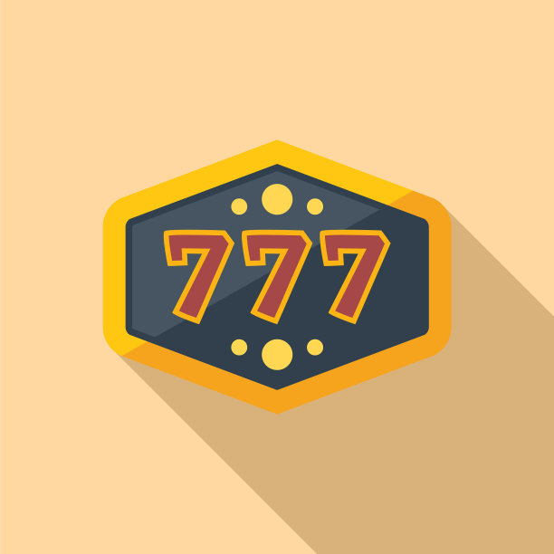 幸运插槽图标平坦的赌场机器图片下载