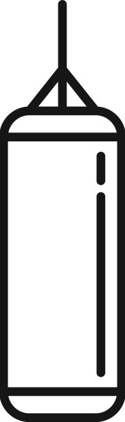 拳击拳击图标轮廓活跃的运动图片下载