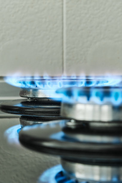 西班牙私人住宅的燃气火焰图片下载