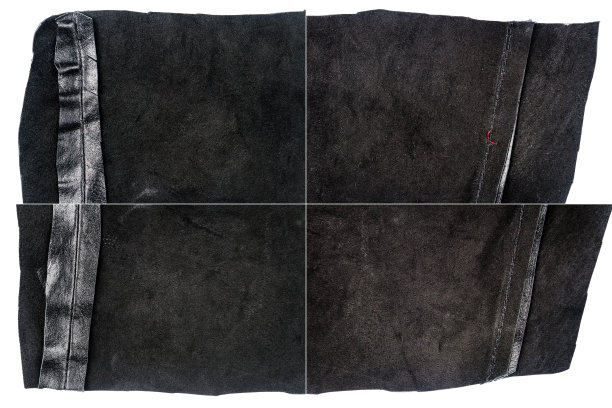 黑色皮革纹理的集合图片下载