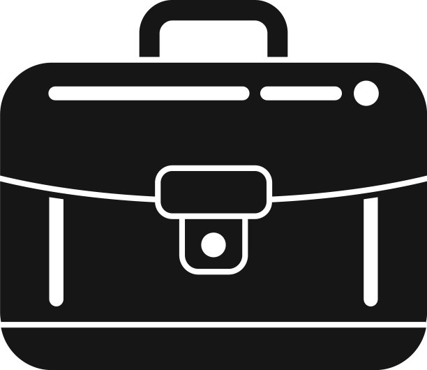 客户公文包图标简易平台图片下载