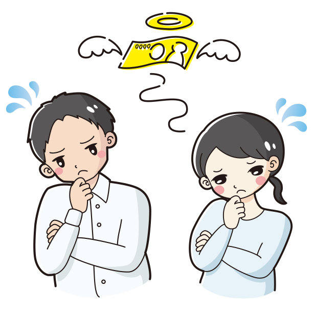 男人和女人都担心钱图片下载