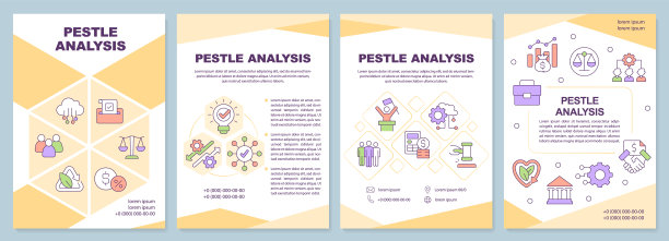 PESTLE分析黄皮书模板图片下载