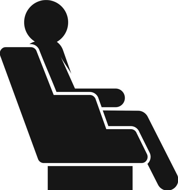 商务舱座位图标简单的飞机图片下载