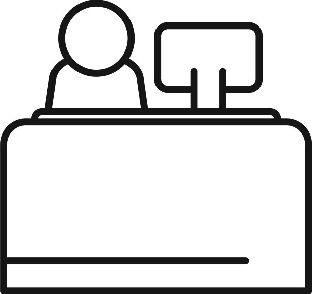 机场管制图标轮廓航空公司图片下载