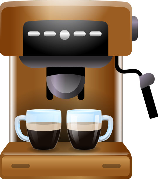 家用咖啡机图标卡通土耳其图片下载
