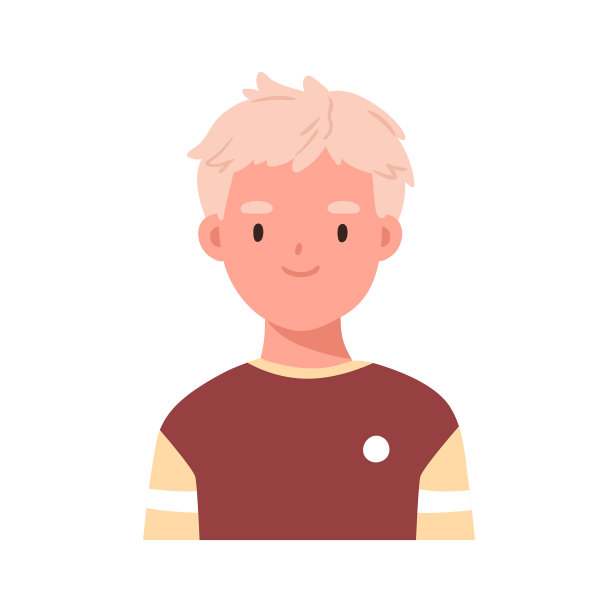 可爱的男孩头像积极的儿童脸头像图片下载