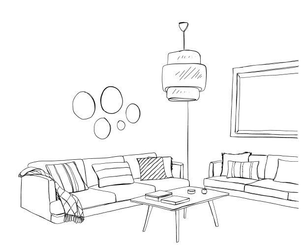 房间室内小品家居家具沙发和图片下载