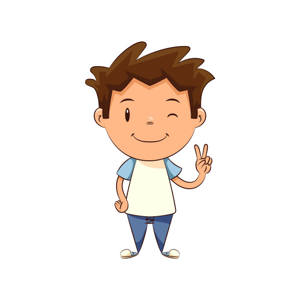 子v符号，胜利，和平，手，手势，矢量插图图片下载