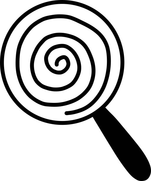 手绘万圣节糖果插图图片下载