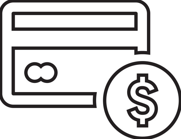 付款选项轮廓图标线艺术图片下载