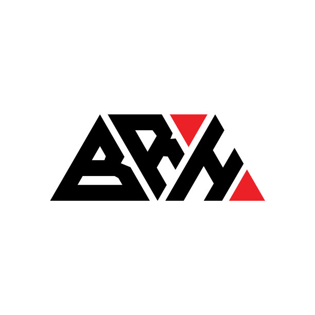 BRH三角形字母标志设计用三角形图片下载