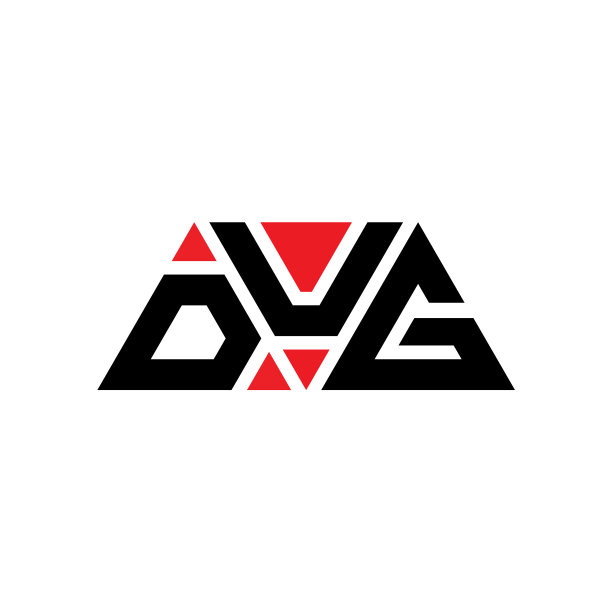 用三角形挖三角形字母logo设计图片下载