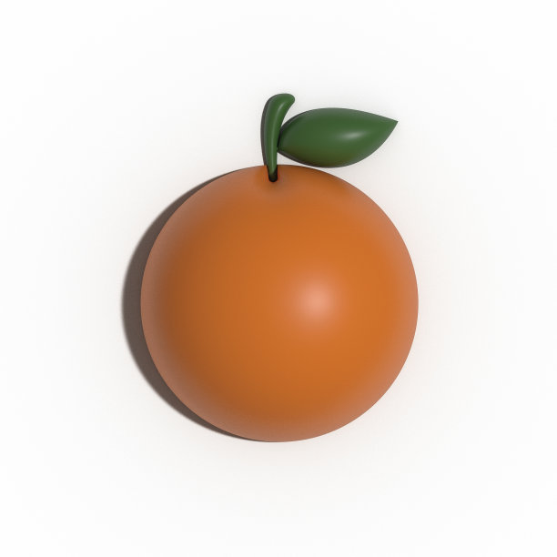 3 d橙色图标图片下载