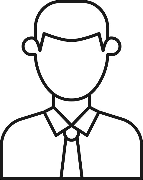 头像线条艺术图标设计模板图片下载