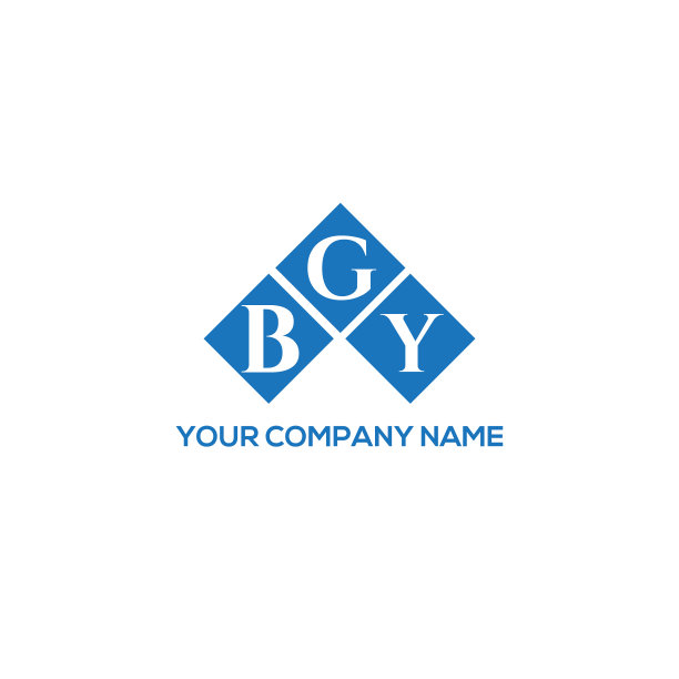 白底Bgy字母logo设计图片下载