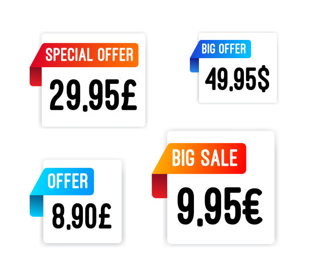 特别报价模板贴纸图片下载