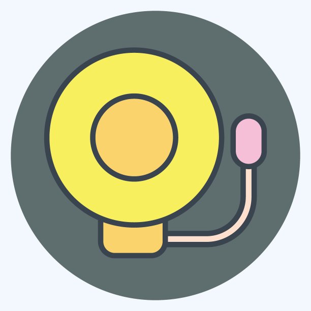 图标贝尔。与格斗运动相关的符号。颜色风格交配。简单的设计可编辑。简单illustration.boxing图片下载