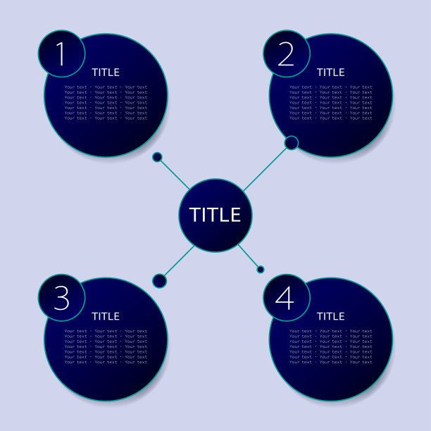 业务信息图。矢量图形图片下载