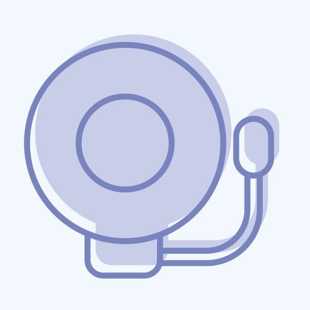 图标贝尔。与格斗运动相关的符号。两个音调的风格。简单的设计可编辑。简单illustration.boxing图片下载