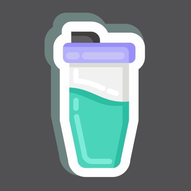 标签蛋白奶昔。与格斗运动相关的符号。简单的设计可编辑。简单illustration.boxing图片下载