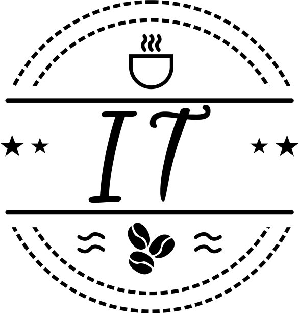 它高品质的咖啡馆经典标志设计图片下载