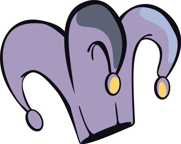 花衣帽子半平色物体图片下载