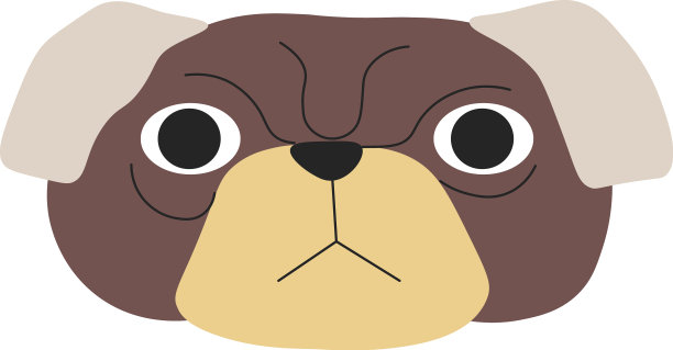 生气或心烦的狗肖像家养宠物动物图片下载