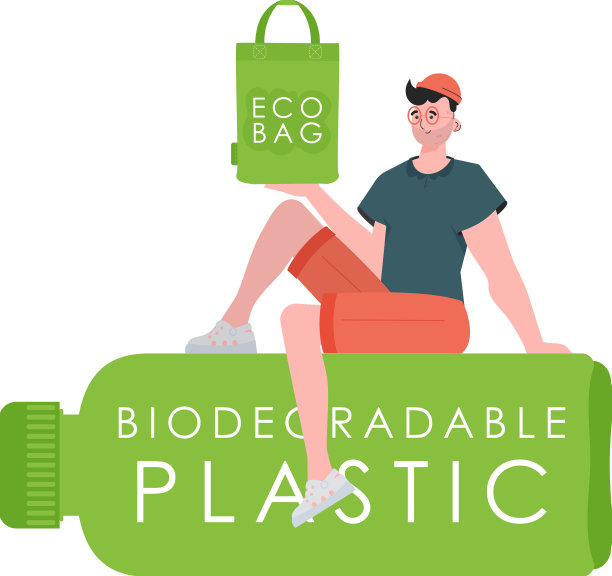 一个男人坐在一个可生物降解的瓶子上图片下载