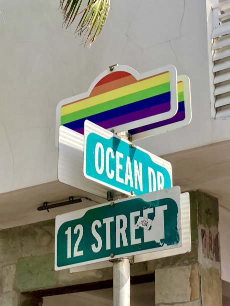 美国-迈阿密-迈阿密海滩-海洋大道图片下载