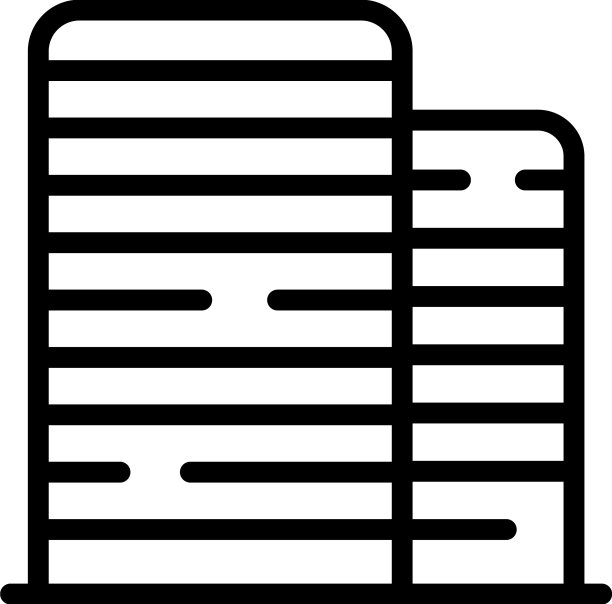 现代建筑图标轮廓竞技场计划图片下载