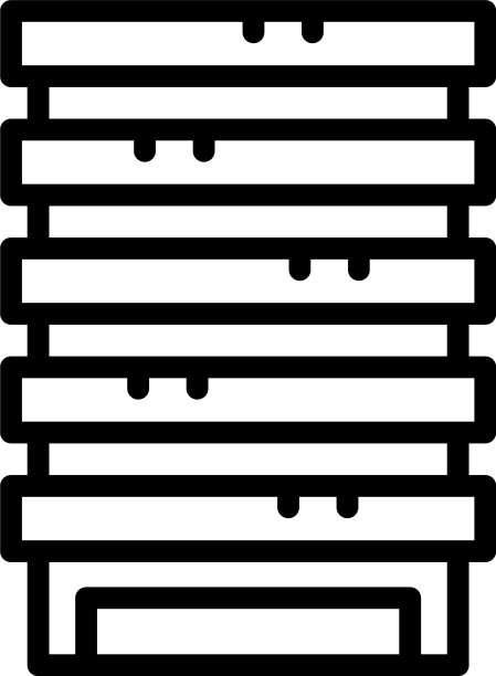 旧建筑图标轮廓图城市景观图片下载