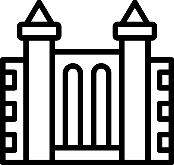 城市市场图标轮廓卡萨布兰卡图片下载