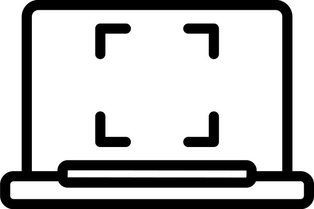 缩放屏幕图标轮廓图像截图图片下载
