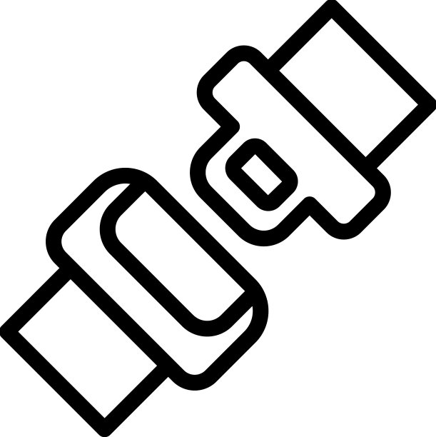 汽车皮带图标轮廓行驶道路图片下载