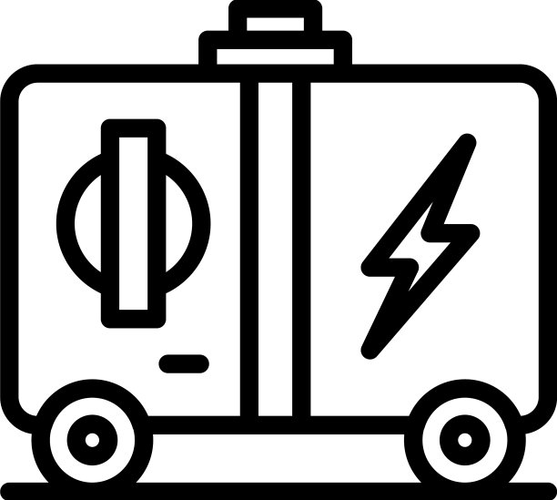 燃气发生器图标轮廓动力发动机图片下载