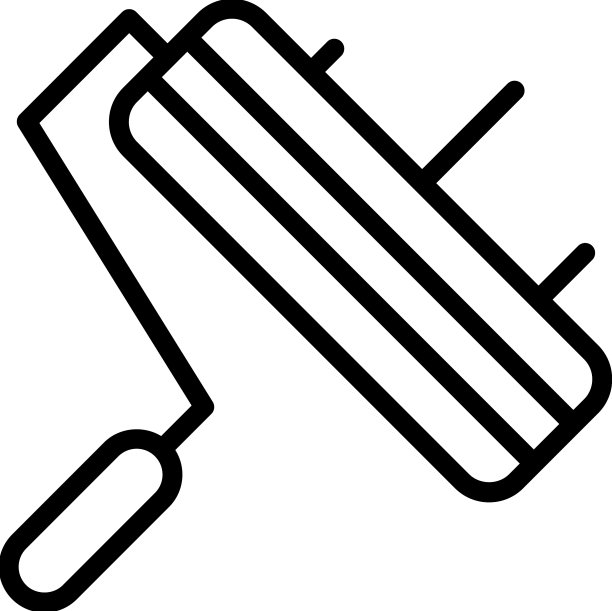 油漆辊icon外形diy修复图片下载