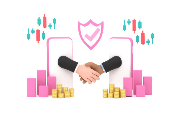 商人通过智能手机屏幕握手，通过互联网签订合同。图片下载