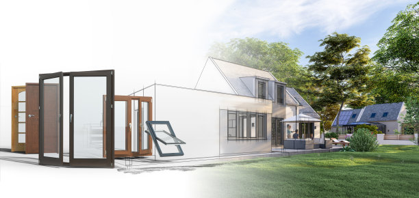 家居草稿和门窗选择图片下载