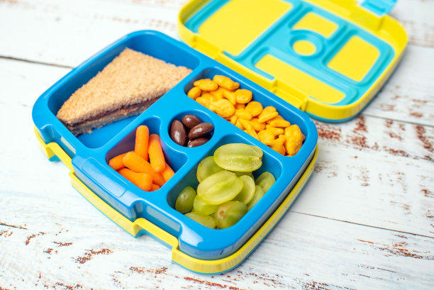 儿童学校午餐便当套装图片下载