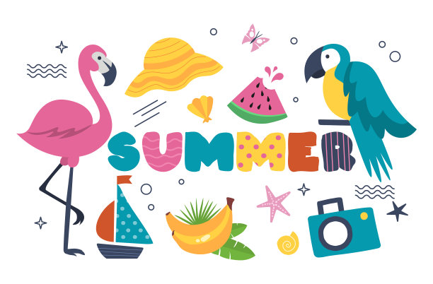 夏天极简主义集图片下载