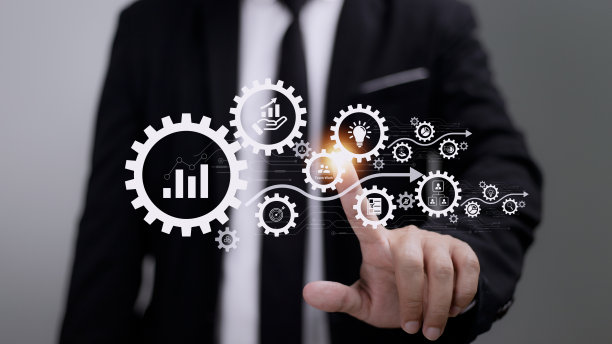 业务规划概念，高性能业务流程和工作流程和问题解决，质量控制和长期业务评估跟踪。图片下载