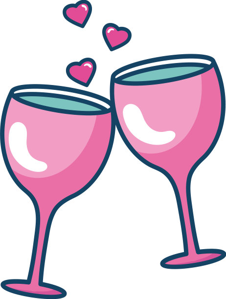 心形结婚杯图片下载