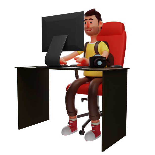 三维人物设计摄影师图片下载