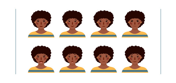 少女肖像套装图片下载